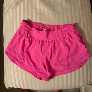 Lululemon Hotty Hot Shorts sonic pink
